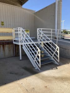 Receiving Dock Stairs